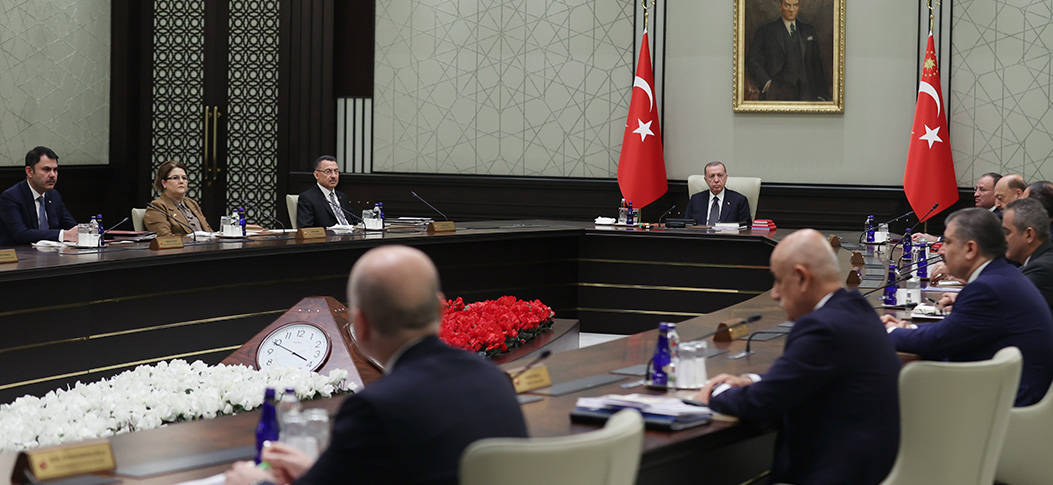 Cumhurbaşkanlığı Kabinesi, Cumhurbaşkanı Erdoğan başkanlığında toplandı